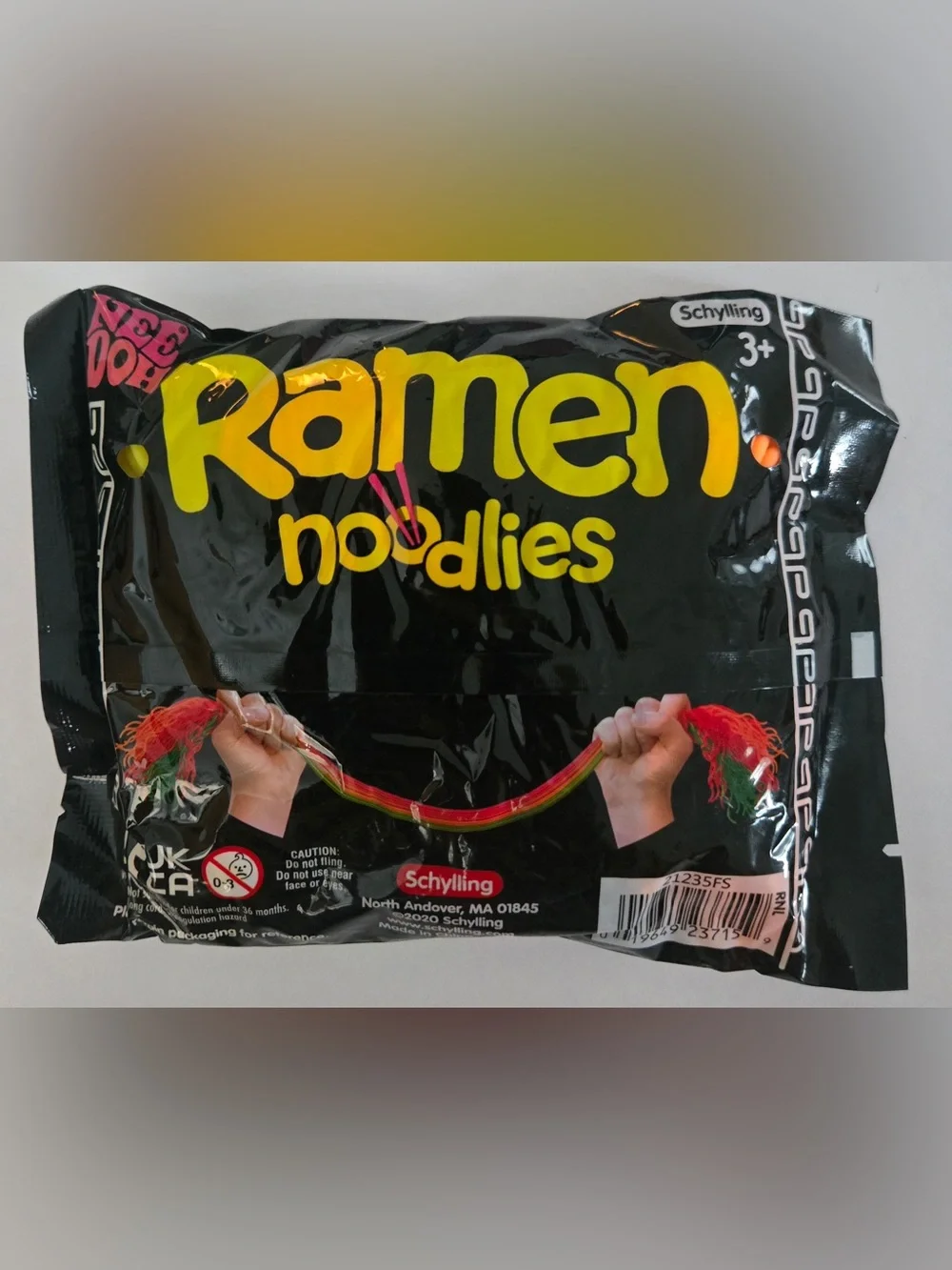 Needoh Ramen Noodlies Stretchy Rainbow Toy Pack